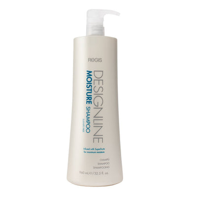 Moisture Shampoo - Regis DESIGNLINE - Sulfate Free Formula Gently Moisturizes and Cleanses Hair to Keep Hair Color Safe and Healthy (32.5 oz)